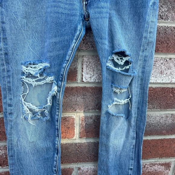 Levi’s Men’s Distressed 501’s Jeans Size 34 x 32 - Picture 5 of 6